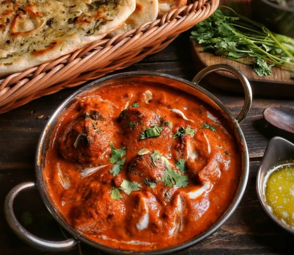 Butter Chicken at Lotus Fine Indian Cuisine in Calgary, AB